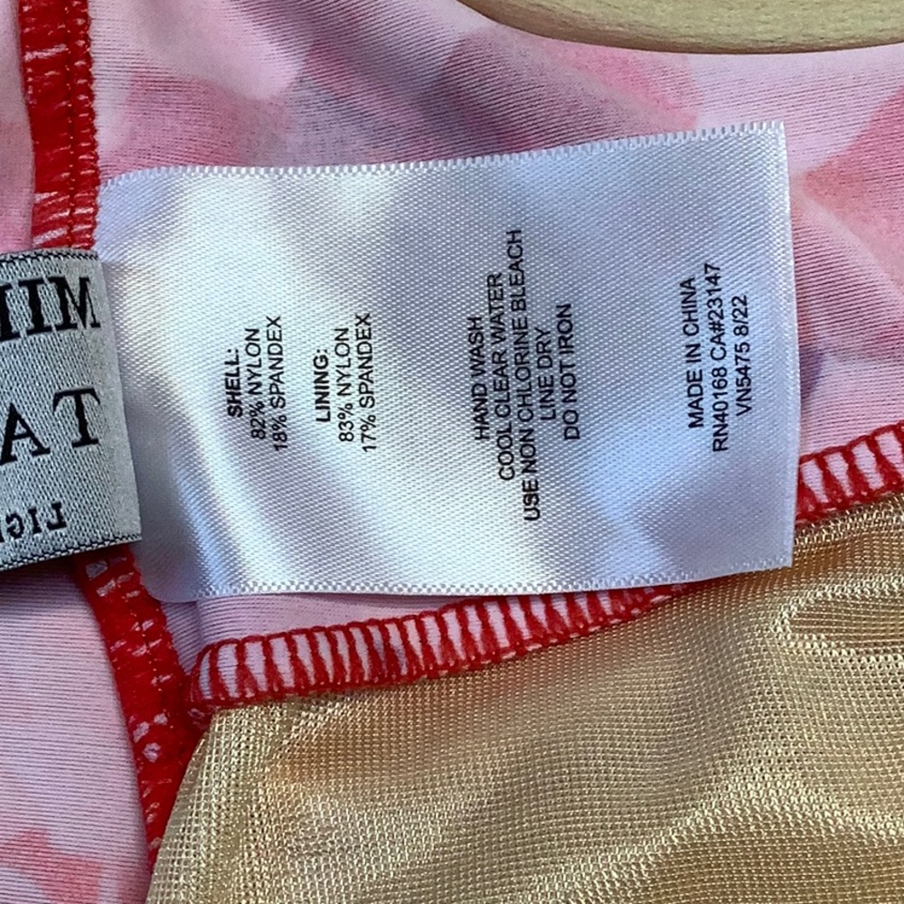 4 Pc SWIM MASHUP: Talbots Miraclesuit Shaping Tankini + Bikini Top + 2 Bottoms - Picture 7 of 16